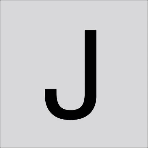 RZB 99224.003.J Buchstabe "J" gross 200mm 1St.