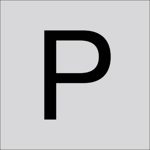 RZB 99224.003.P Buchstabe "P" gross 200mm 1St.
