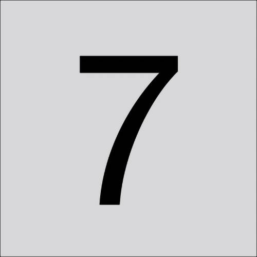 RZB 99222.013.7 Ziffer "7" 100mm 1St.