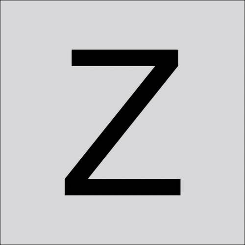 RZB 99222.013.Z Buchstabe "Z" gross 100mm 1St.