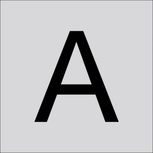 RZB 99222.013.A Buchstabe "A" gross 100mm 1St.
