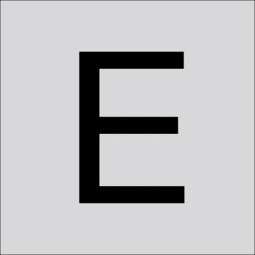 RZB 99224.003.E Buchstabe "E" gross 200mm 1St.