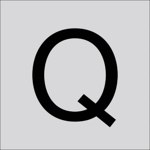 RZB 99222.013.Q Buchstabe "Q" gross 100mm 1St.
