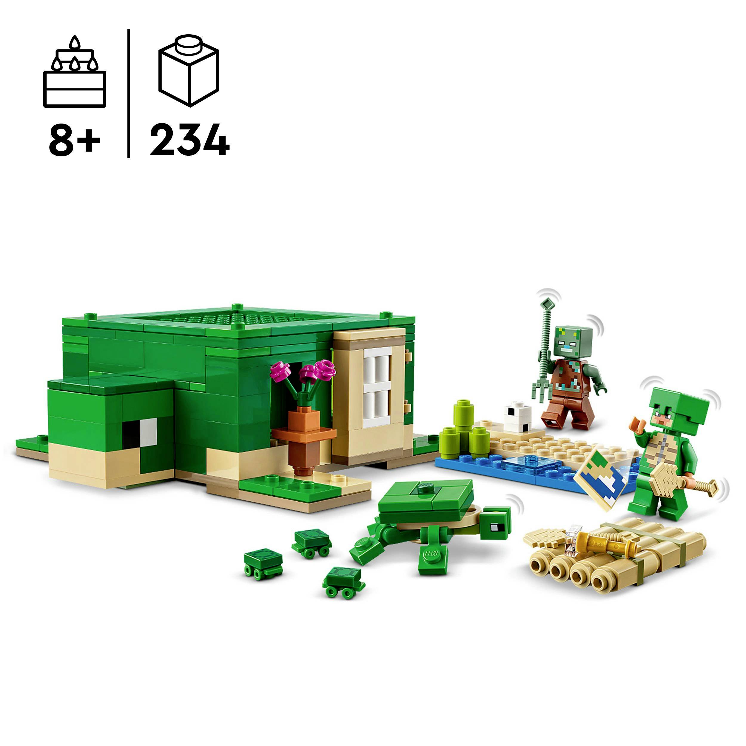 21254 LEGO® MINECRAFT Das Schildkrötenstrandhaus