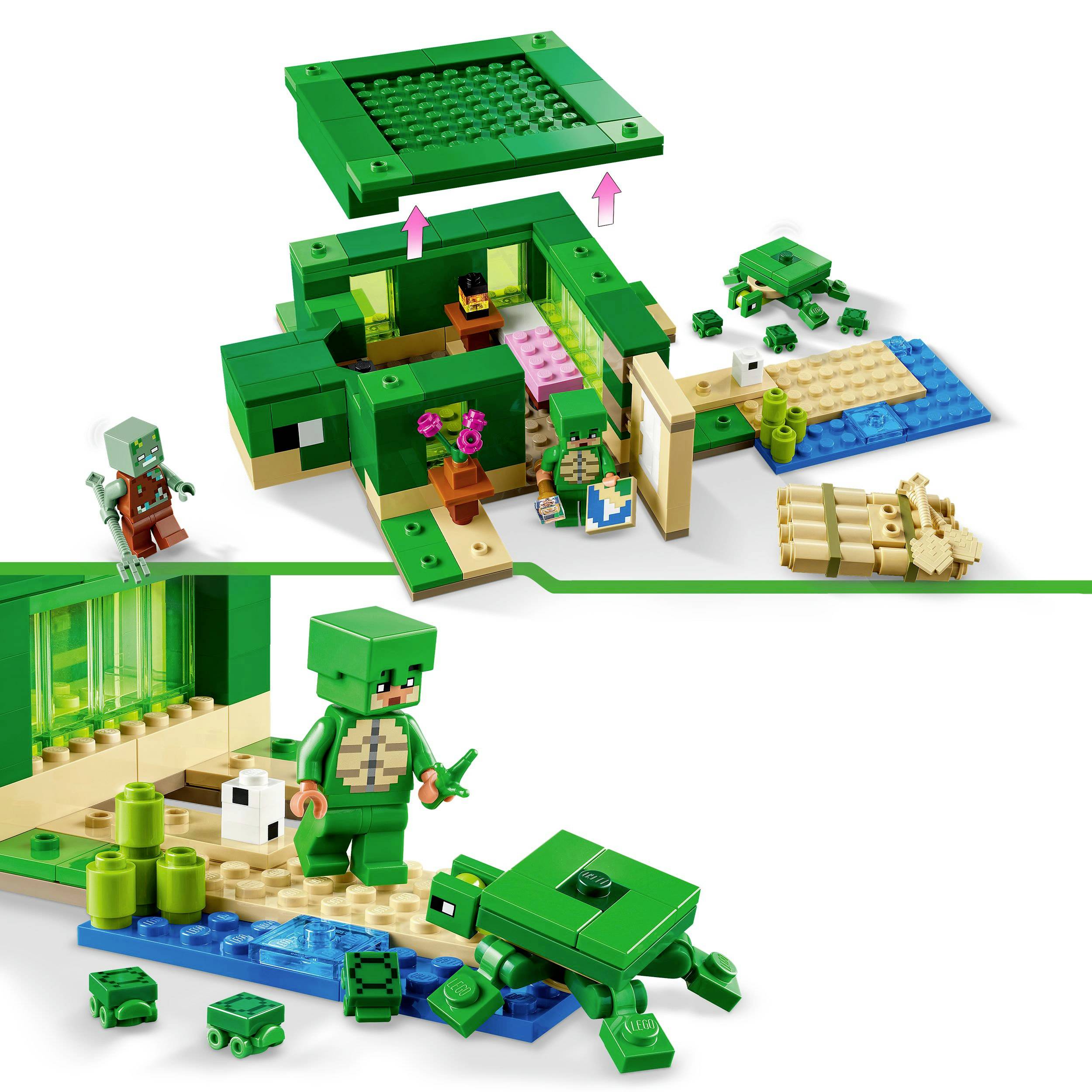 21254 LEGO® MINECRAFT Das Schildkrötenstrandhaus