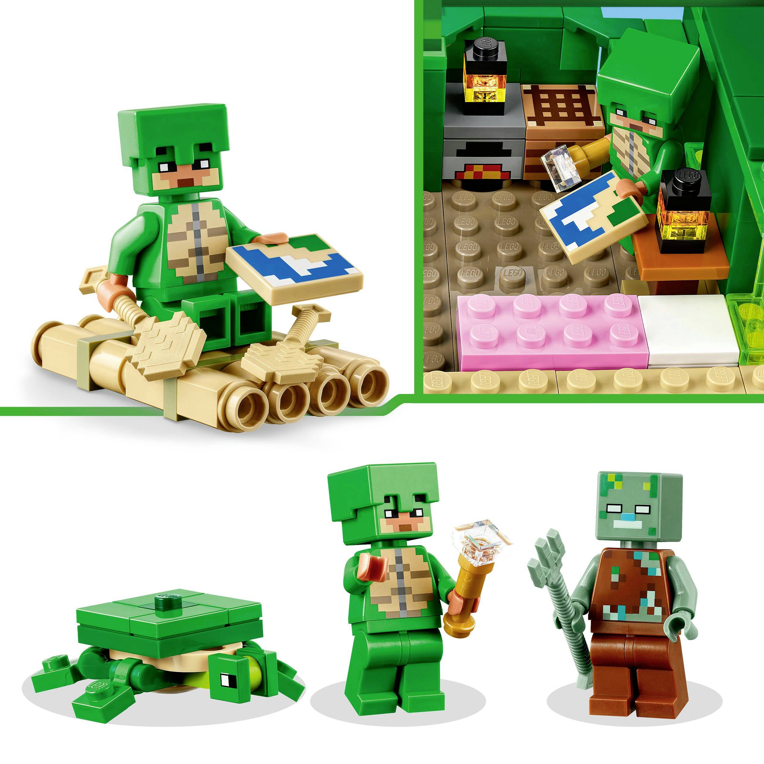 21254 LEGO® MINECRAFT Das Schildkrötenstrandhaus