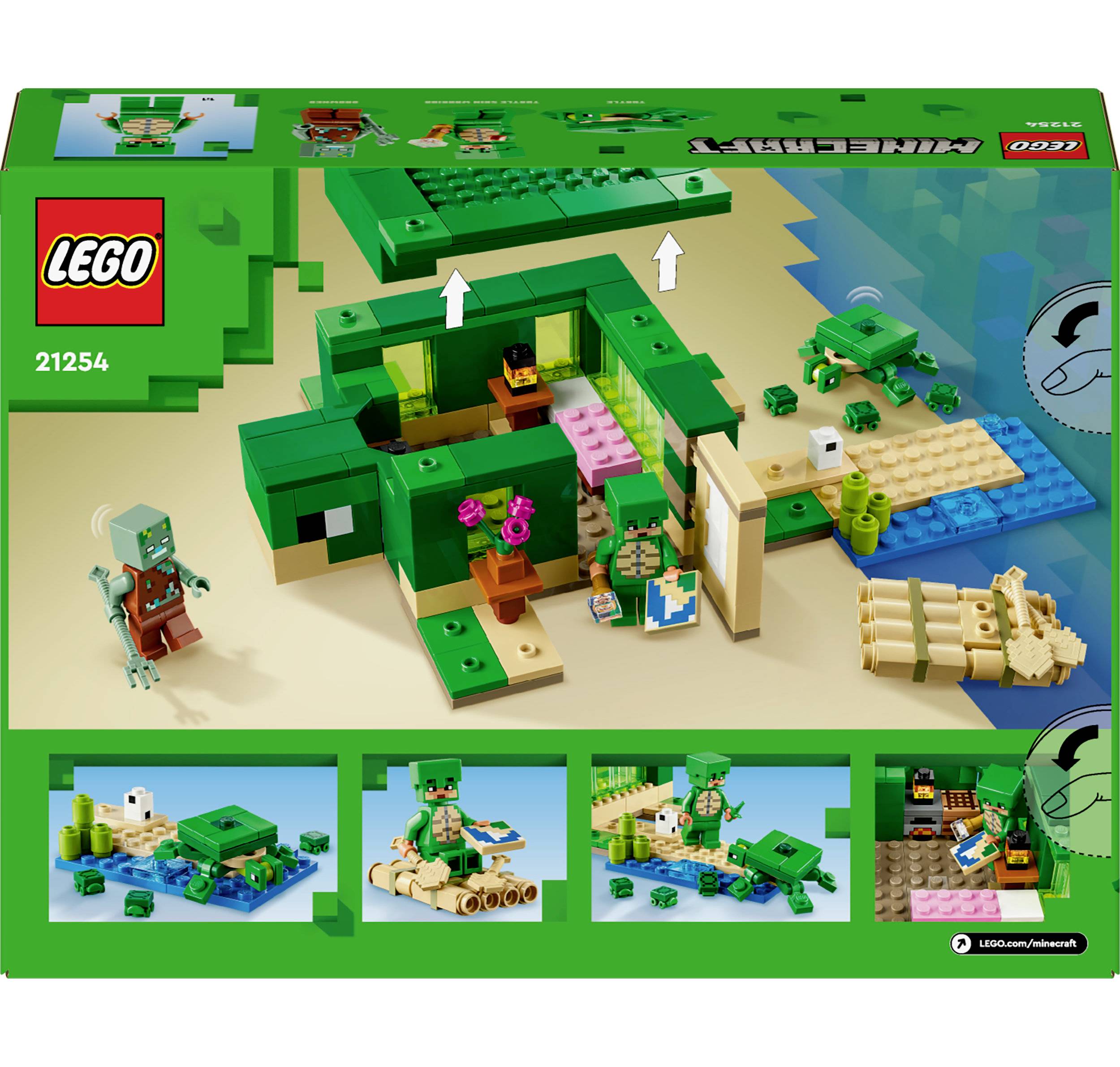 21254 LEGO® MINECRAFT Das Schildkrötenstrandhaus