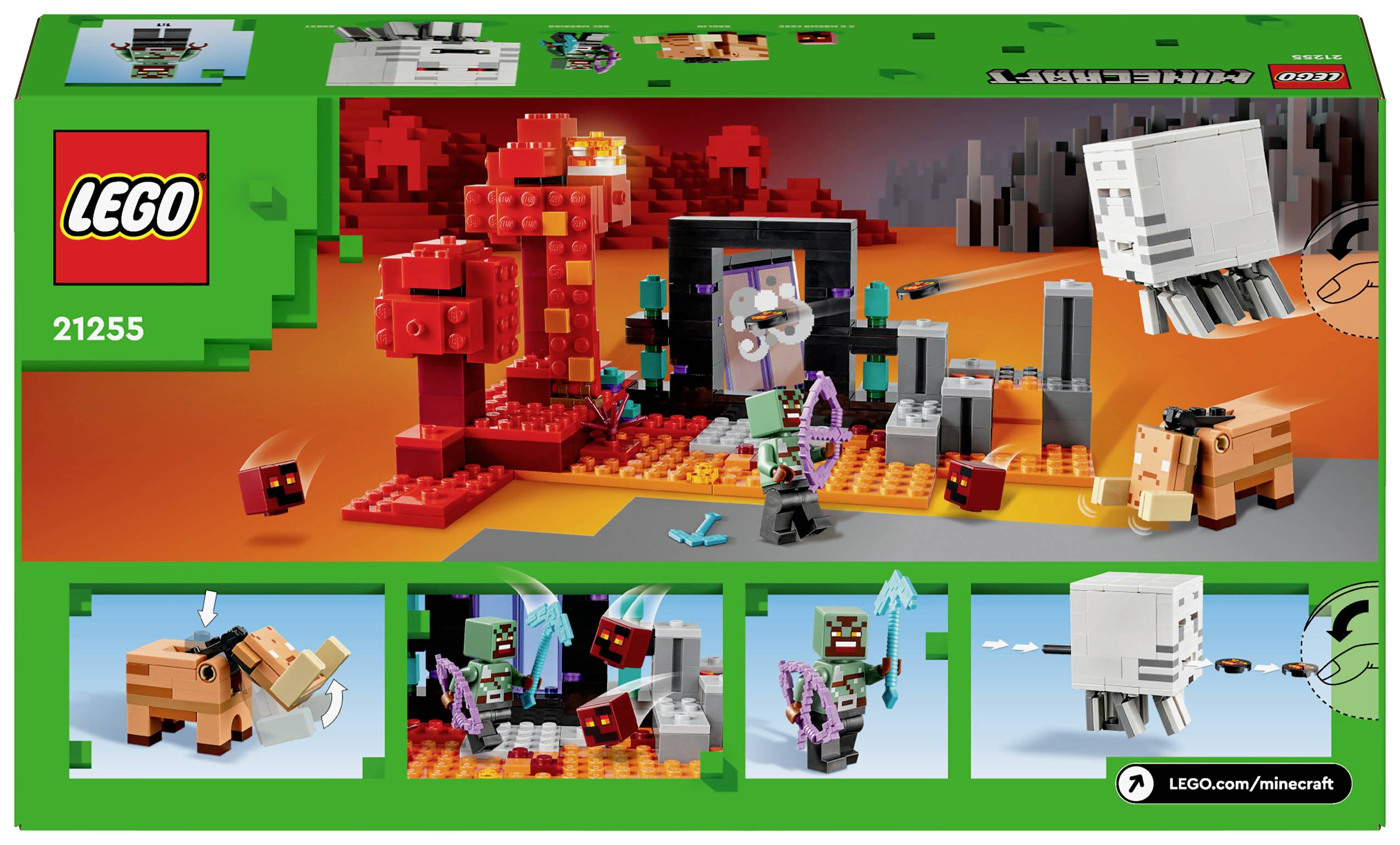 21255 LEGO® MINECRAFT Hinterhalt am Netherportal