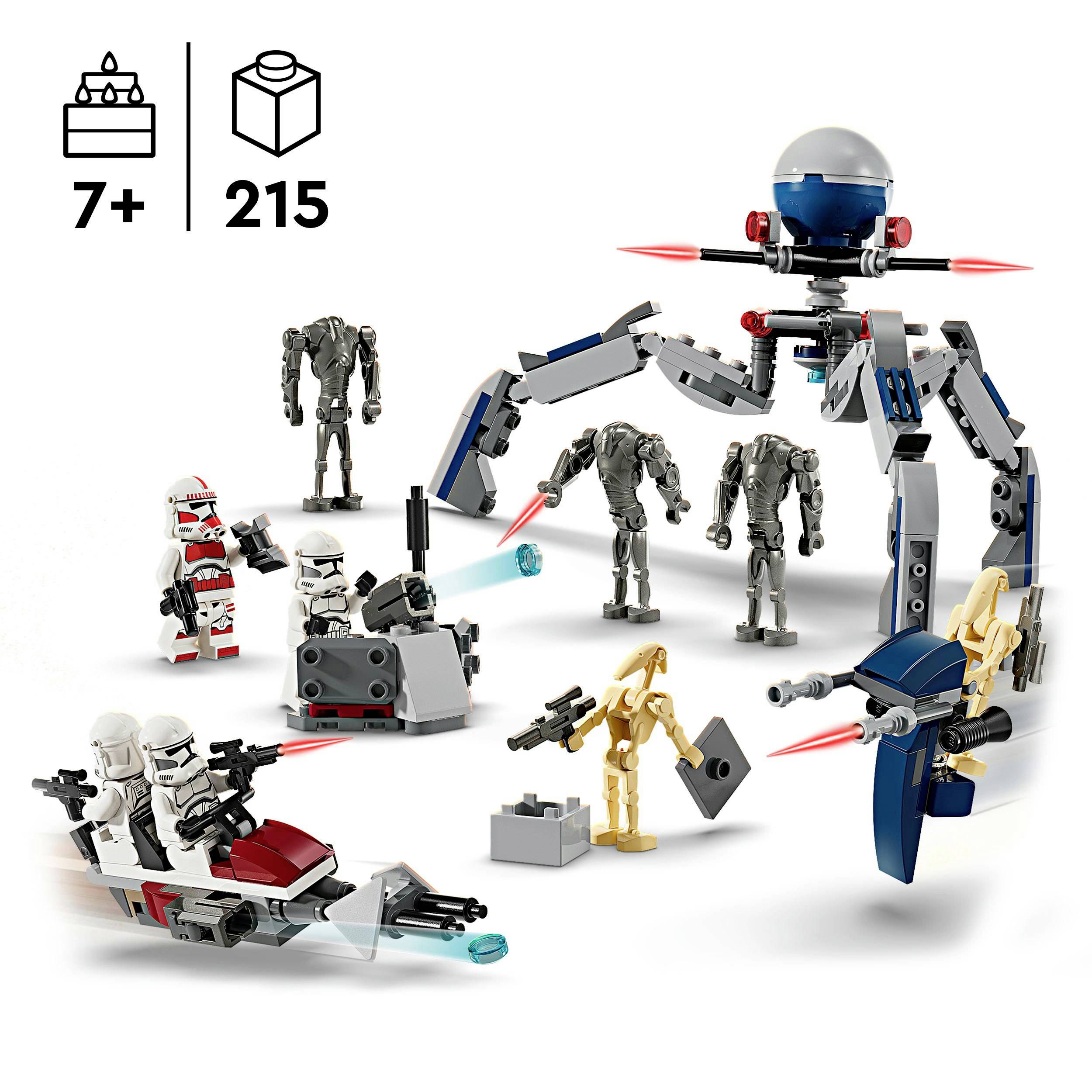 75372 LEGO® STAR WARS™ Clone Trooper™ & Battle Droid™ Battle Pack