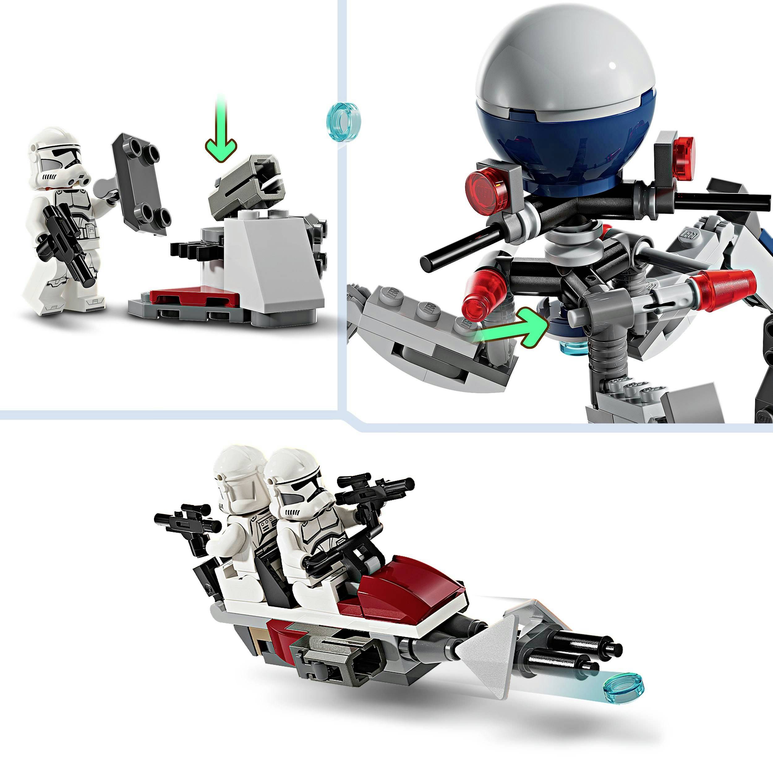 75372 LEGO® STAR WARS™ Clone Trooper™ & Battle Droid™ Battle Pack