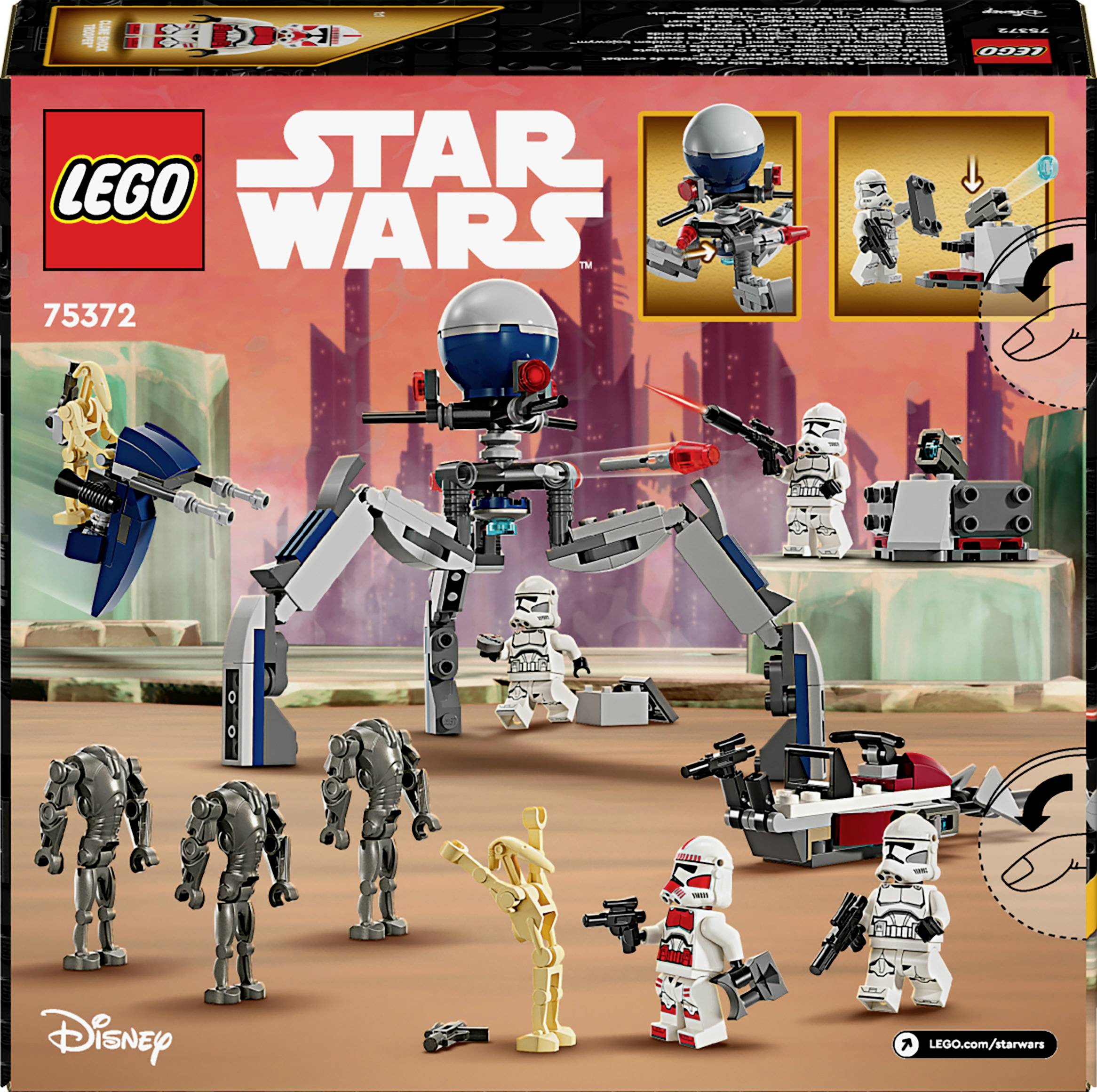 75372 LEGO® STAR WARS™ Clone Trooper™ & Battle Droid™ Battle Pack