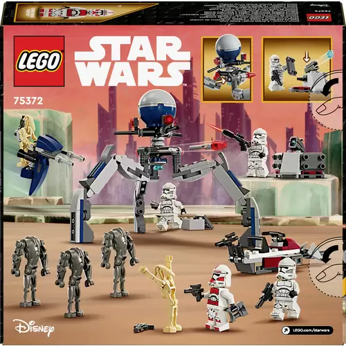 75372 LEGO® STAR WARS™ Clone Trooper™ & Battle Droid™ Battle Pack 75372 LEGO® STAR WARS™ Clone Trooper™ & Battle Droid™ Battle Pack