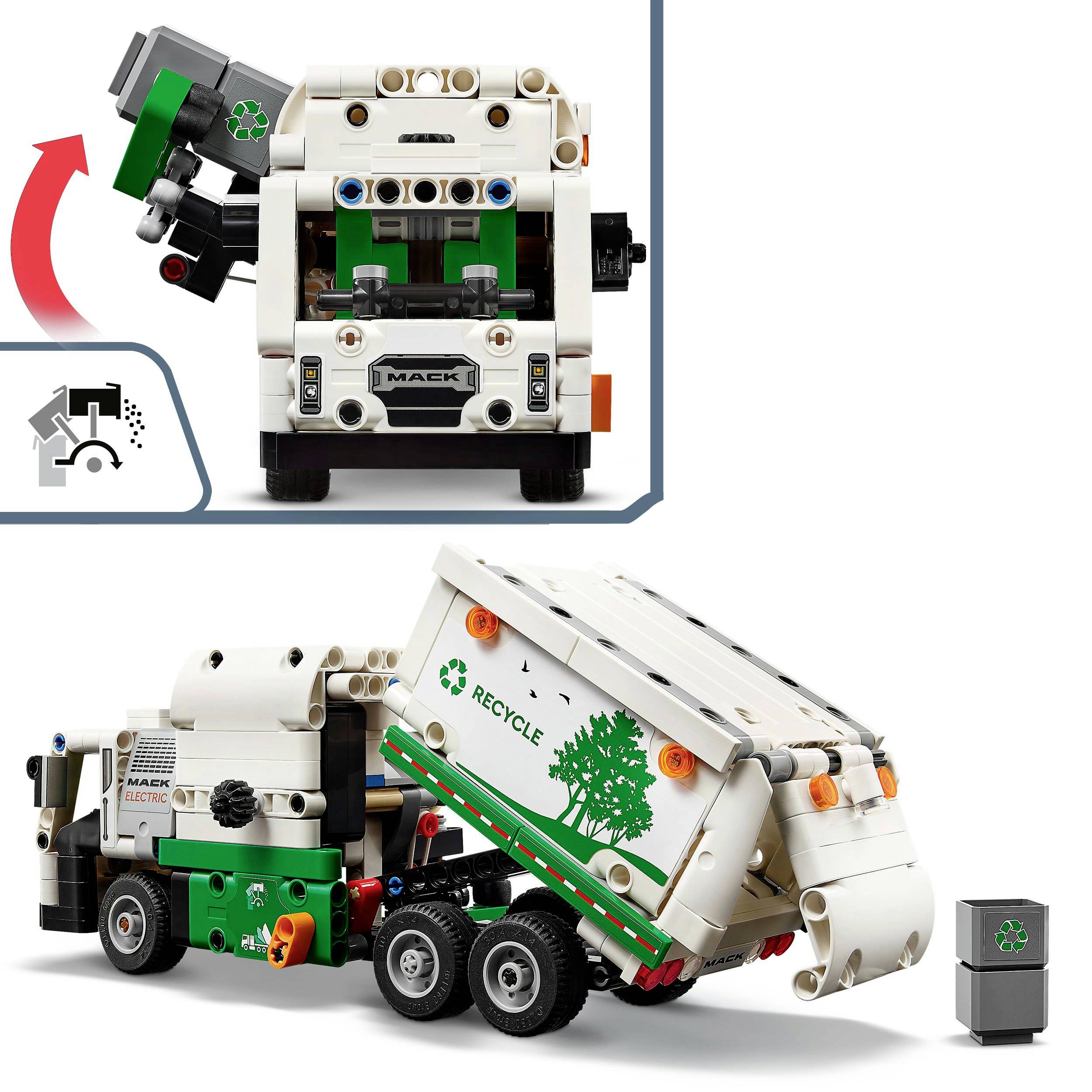 42167 LEGO® TECHNIC Mack® LR Electric Müllwagen