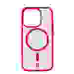 Cellularline Pop MagSafe Case MAG Backcover Apple iPhone 15 Pro Max Pink, Transparent MagSafe kompatibel