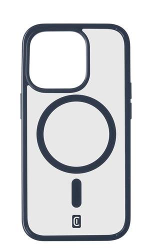 Cellularline Pop MagSafe Case MAG Backcover Apple iPhone 15 Pro Transparent, Blau MagSafe kompatibel