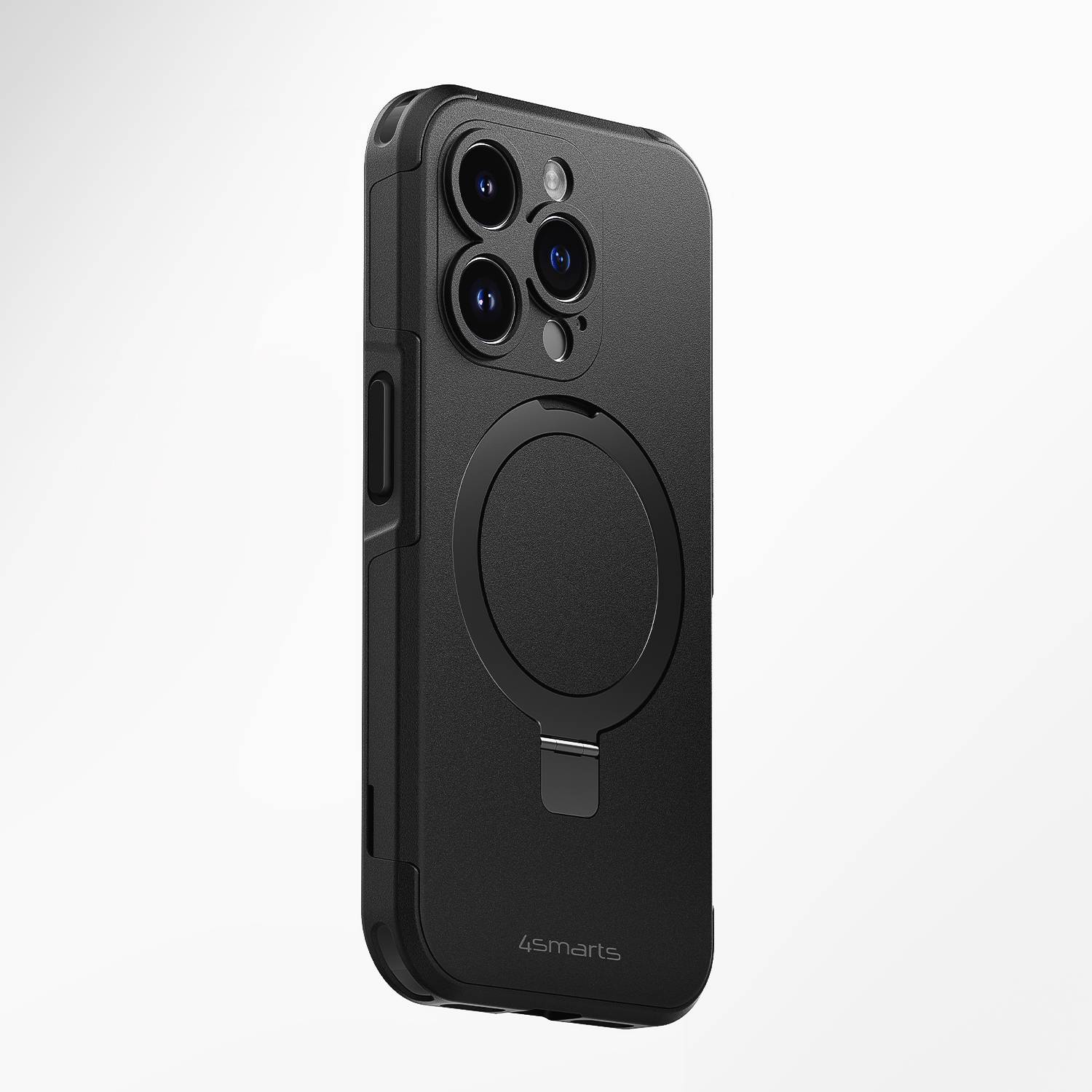 4Smarts Defend Case Magic Stand Backcover Apple iPhone 15 Plus Schwarz MagSafe kompatibel, Standfunktion 540586