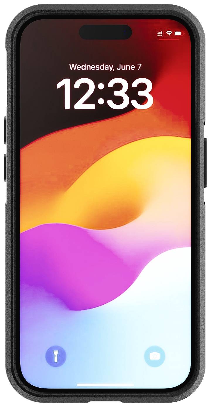 4Smarts Defend Case Magic Stand Backcover Apple iPhone 15 Schwarz MagSafe kompatibel, Standfunktion 540583