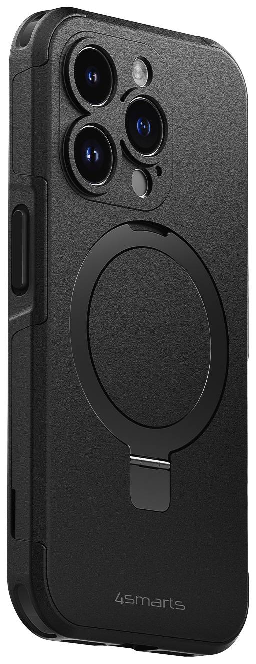 4Smarts Defend Case Magic Stand Backcover Apple iPhone 15 Pro Schwarz MagSafe kompatibel, Standfunktion 540584
