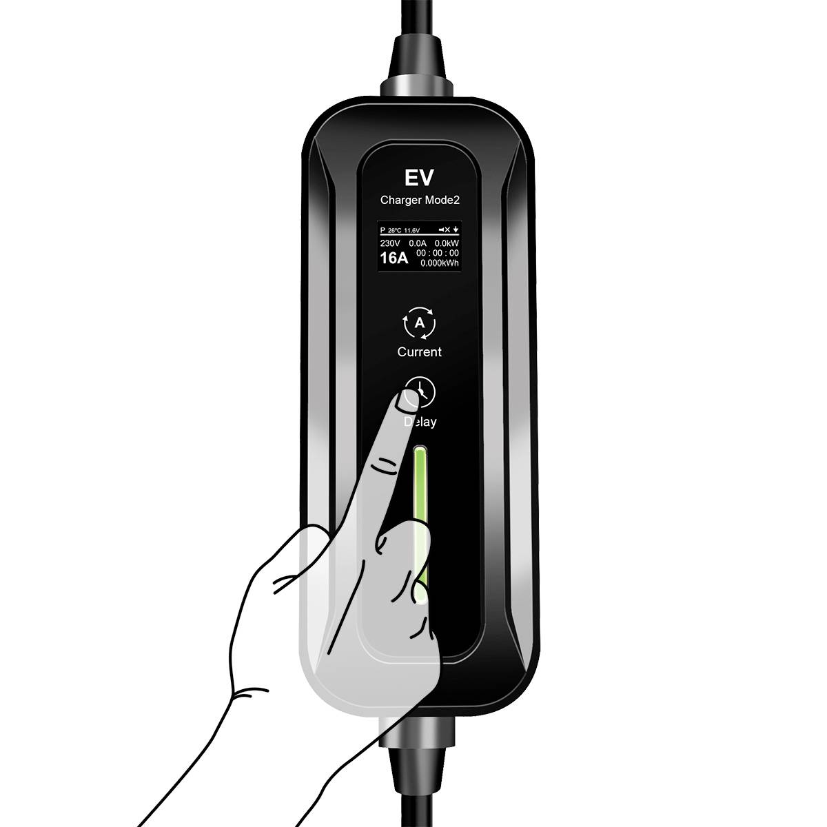 LogiLink EVL0100 EVL0100 Mobile Elektro-Auto Ladestation