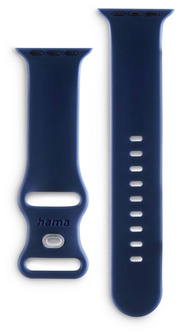 Hama Fantastic Feel Armband 38 mm, 40 mm, 41mm Blau Watch Series 9, Watch Series 8, Watch SE, Watch Series 7, Watch Series