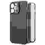 Black Rock 360° Glass Cover Apple iPhone 15 Pro Max Carbon Induktives Laden, Stoßfest