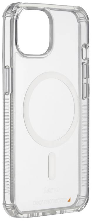 Transparente Handyhülle mit kreisförmigem Design auf der Rückseite, passend für ein Smartphone, bietet Schutz und stilvolle Optik.