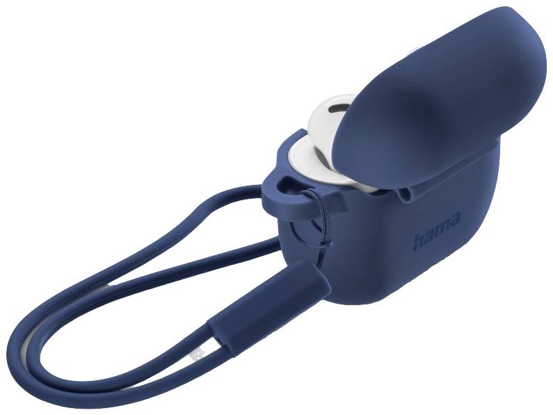 Hama Fantastic Feel Schutzhülle für Ladecase Apple AirPods (Gen. 3) Blau