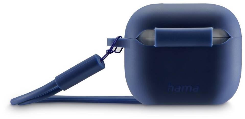 Hama Fantastic Feel Schutzhülle für Ladecase Apple AirPods (Gen. 3) Blau