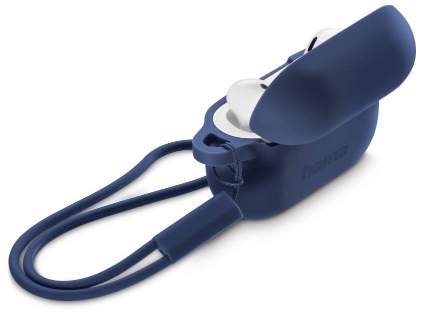 Hama Fantastic Feel Schutzhülle für Ladecase Apple AirPods Pro (Gen. 1) Blau