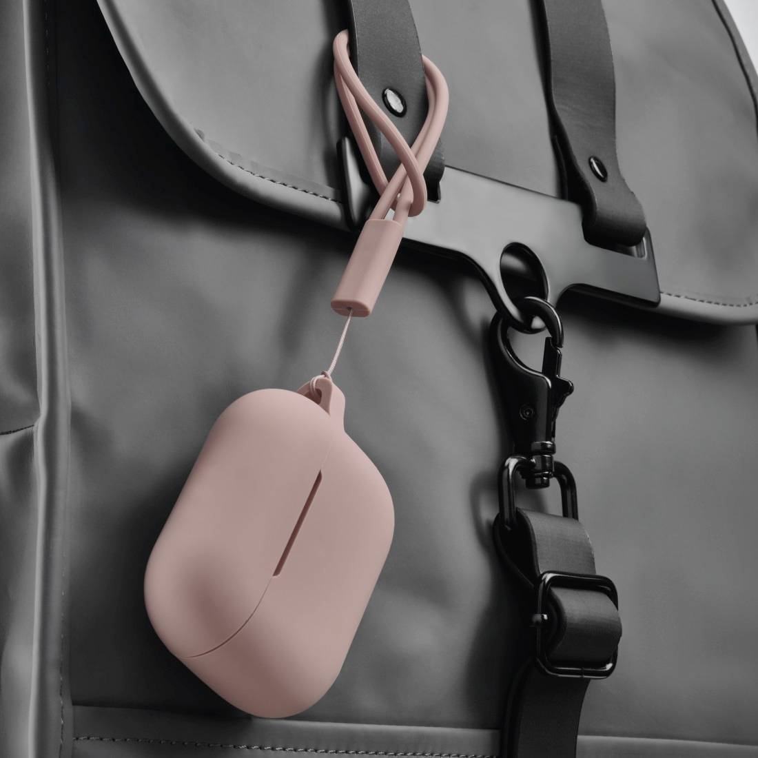 Hama Fantastic Feel Schutzhülle für Ladecase Apple AirPods Pro (Gen. 1) Haut-Farbe