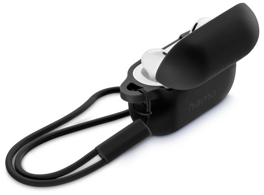 Hama Fantastic Feel Schutzhülle für Ladecase Apple AirPods Pro (Gen. 1) Schwarz