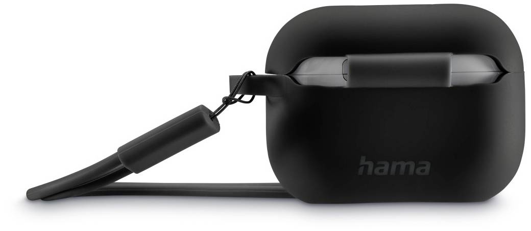 Hama Fantastic Feel Schutzhülle für Ladecase Apple AirPods Pro (Gen. 1) Schwarz