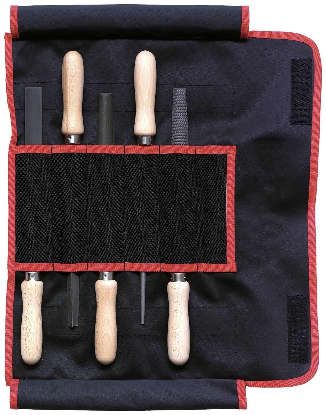 Dick 13092020H Feilen-/Raspelsatz, Hieb 2, 5-teilig, diverse Formen Länge 200mm 1 Set