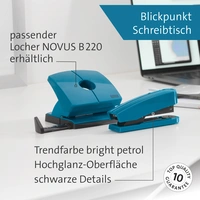 Novus Office B 2 COLOR ID 2.0 020-1953 Heftgerät Petrol Heftleistung: 25 Bl. (80 g/m²) Novus Office B 2 COLOR ID 2.0 020-1953 Heftgerät Petrol Heftleistung: 25 Bl. (80 g/m²)