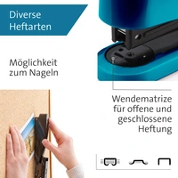 Novus Office B 2 COLOR ID 2.0 020-1953 Heftgerät Petrol Heftleistung: 25 Bl. (80 g/m²) Novus Office B 2 COLOR ID 2.0 020-1953 Heftgerät Petrol Heftleistung: 25 Bl. (80 g/m²)