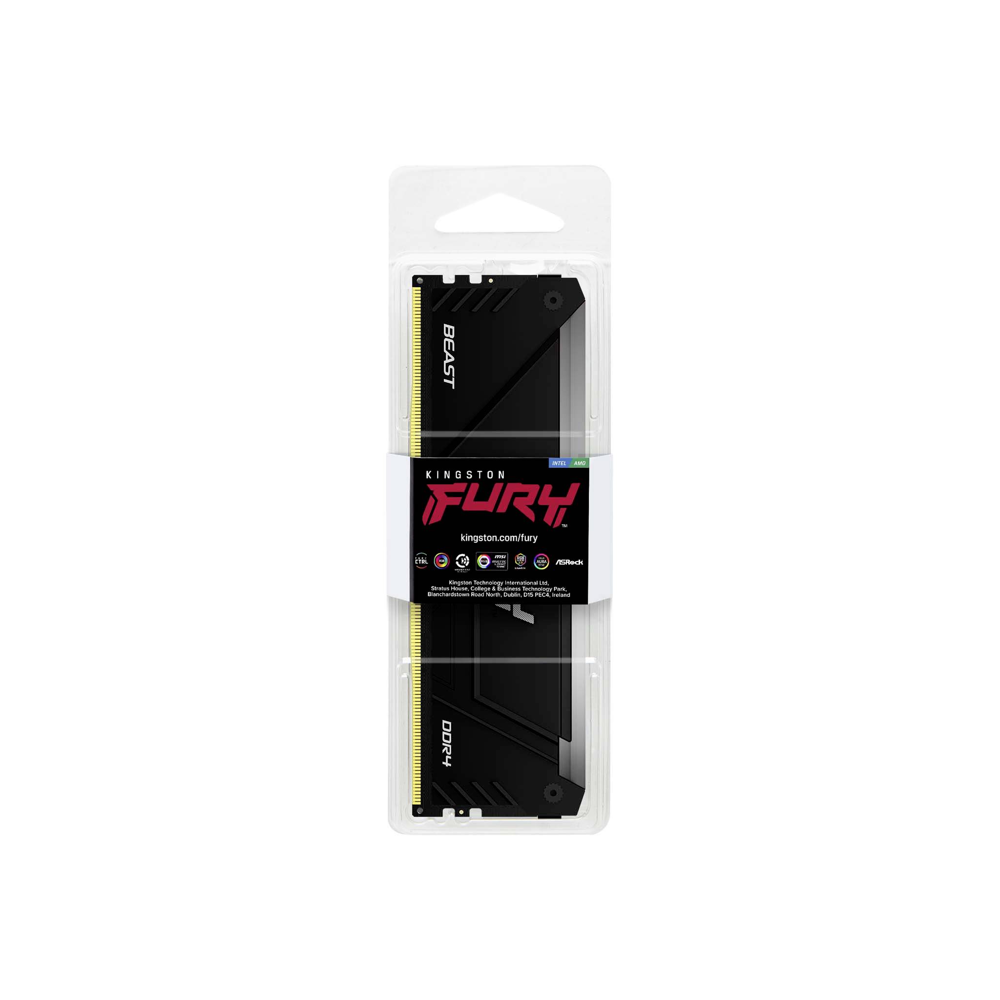 DDR4 8GB PC 3600 CL17 FURY Beast RGB