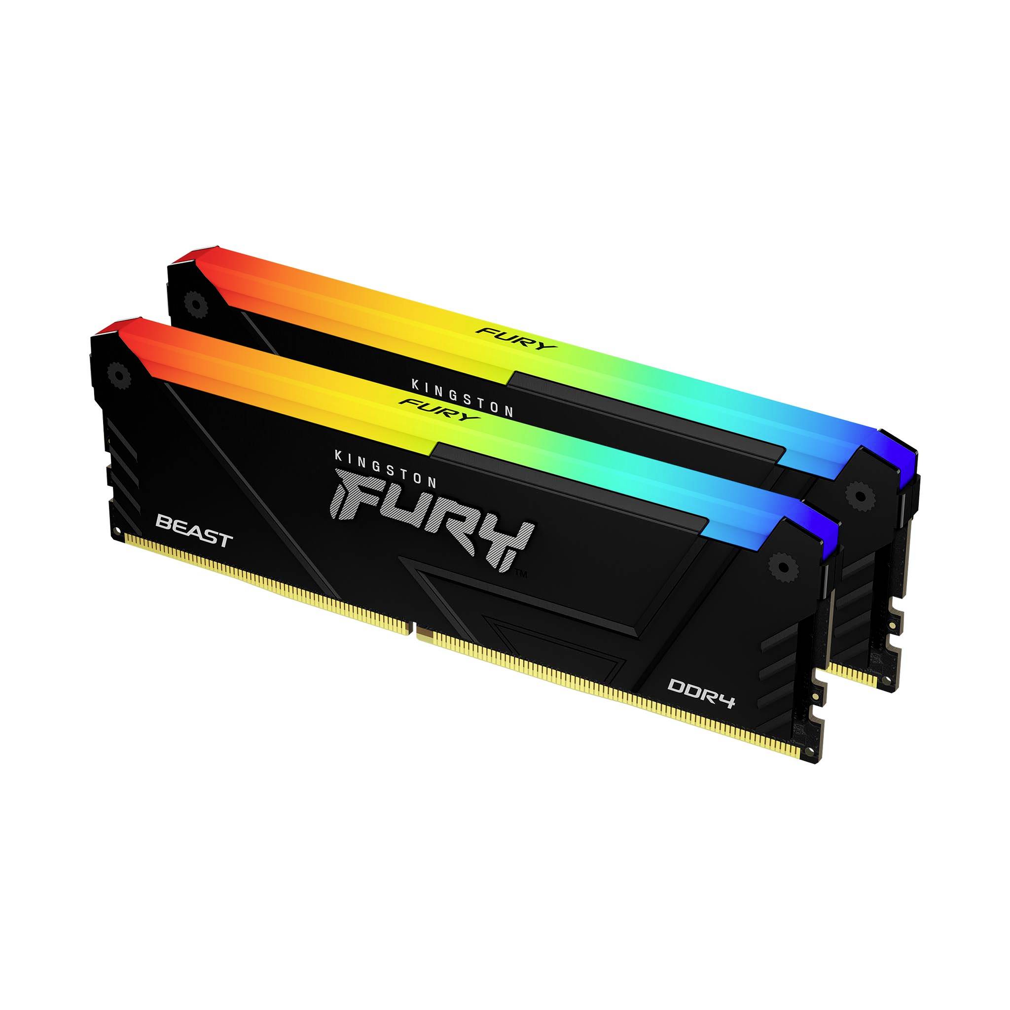 Kingston Beast RGB PC-Arbeitsspeicher Modul DDR4 32 GB 2 x 16 GB 3200 MHz 288pin DIMM KF432C16BB2AK2/32
