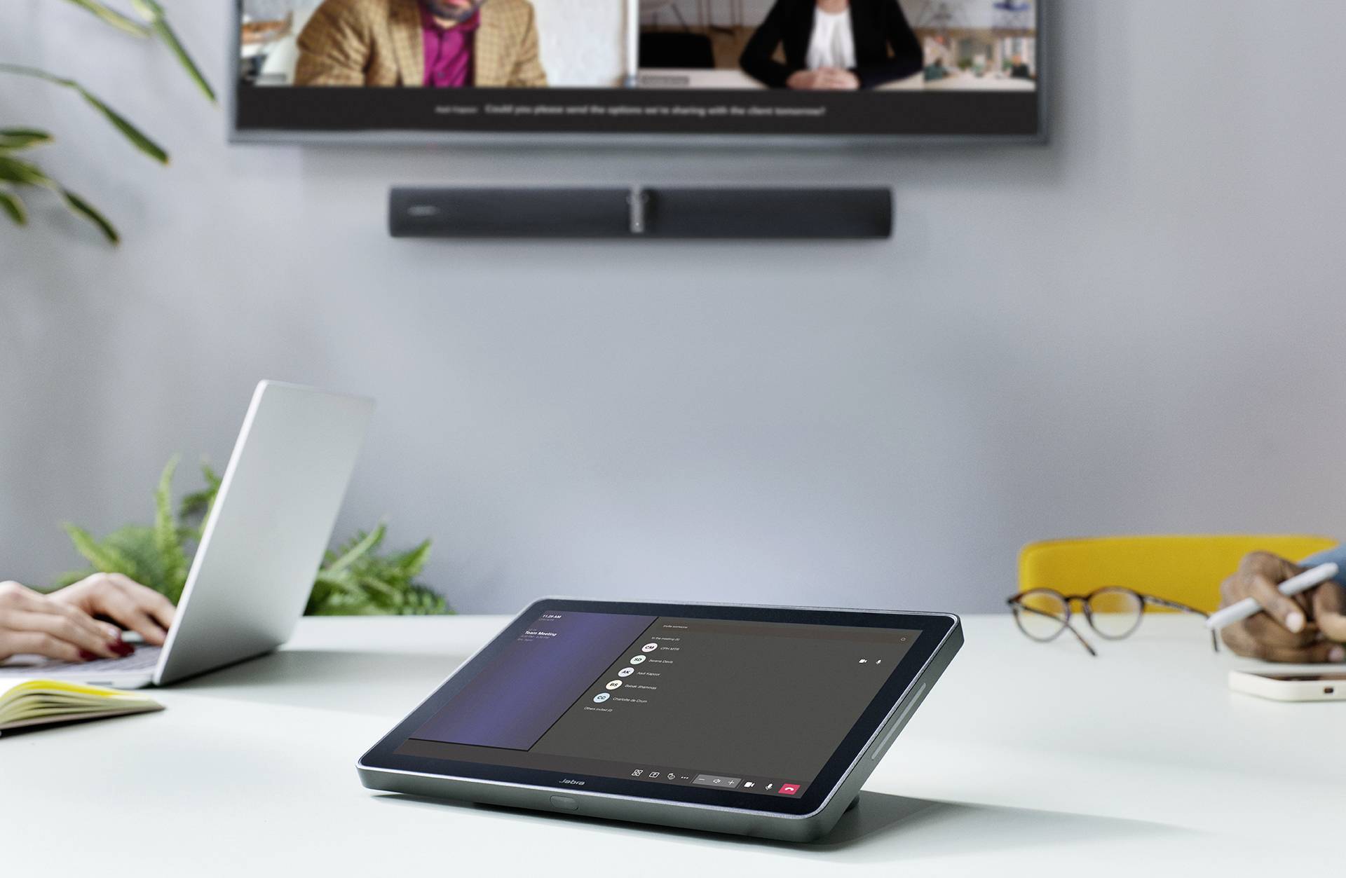 Jabra PanaCast 50 Video Bar System MS Konferenzsystem HDMI®, USB-A, USB-C®, RJ45, WLAN, Bluetooth® Schwarz