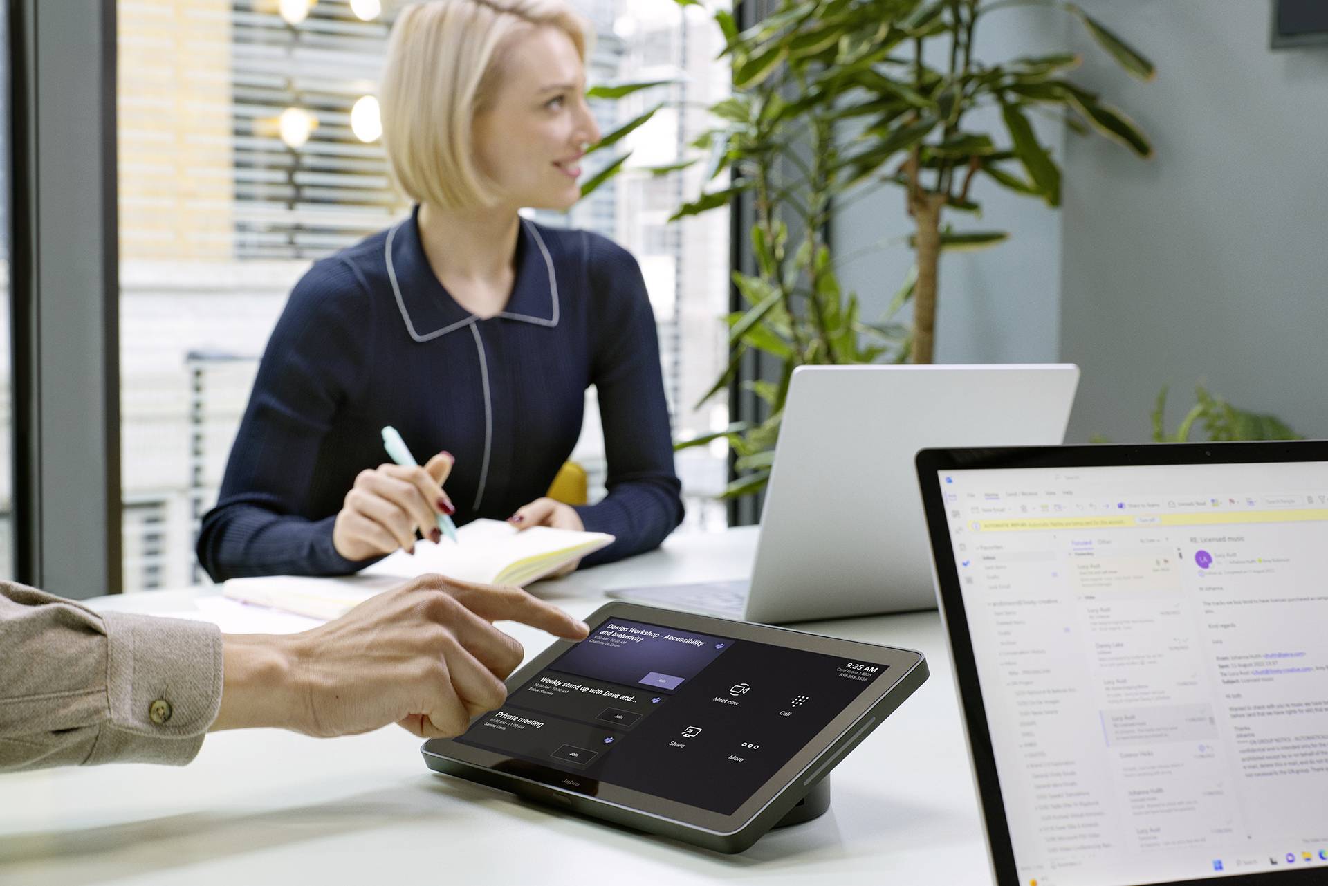 Jabra PanaCast 50 Video Bar System MS Konferenzsystem HDMI®, USB-A, USB-C®, RJ45, WLAN, Bluetooth® Schwarz