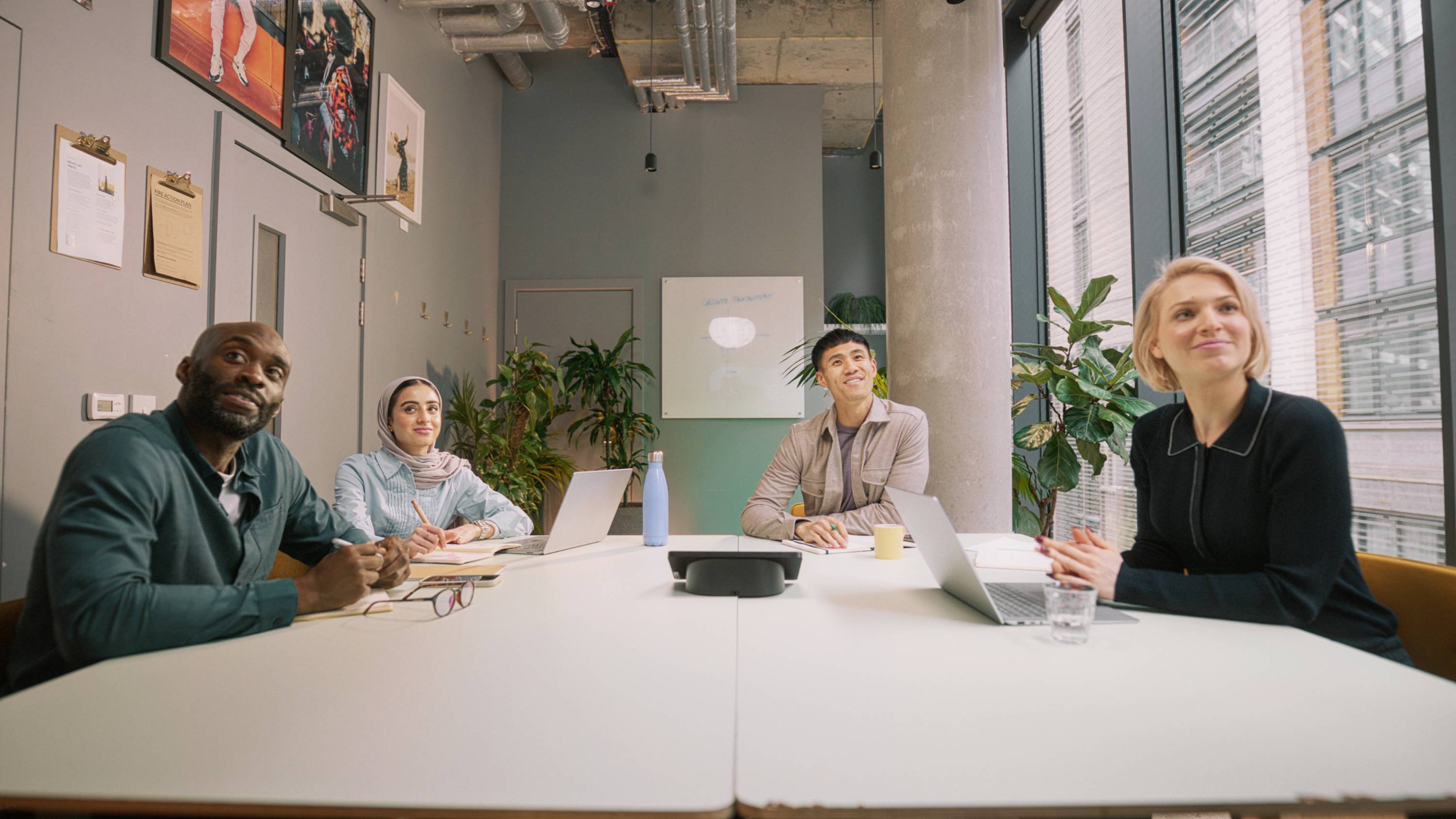 Jabra PanaCast 50 Video Bar System ZR Konferenzsystem HDMI®, USB-A, USB-C®, RJ45, WLAN, Bluetooth® Schwarz