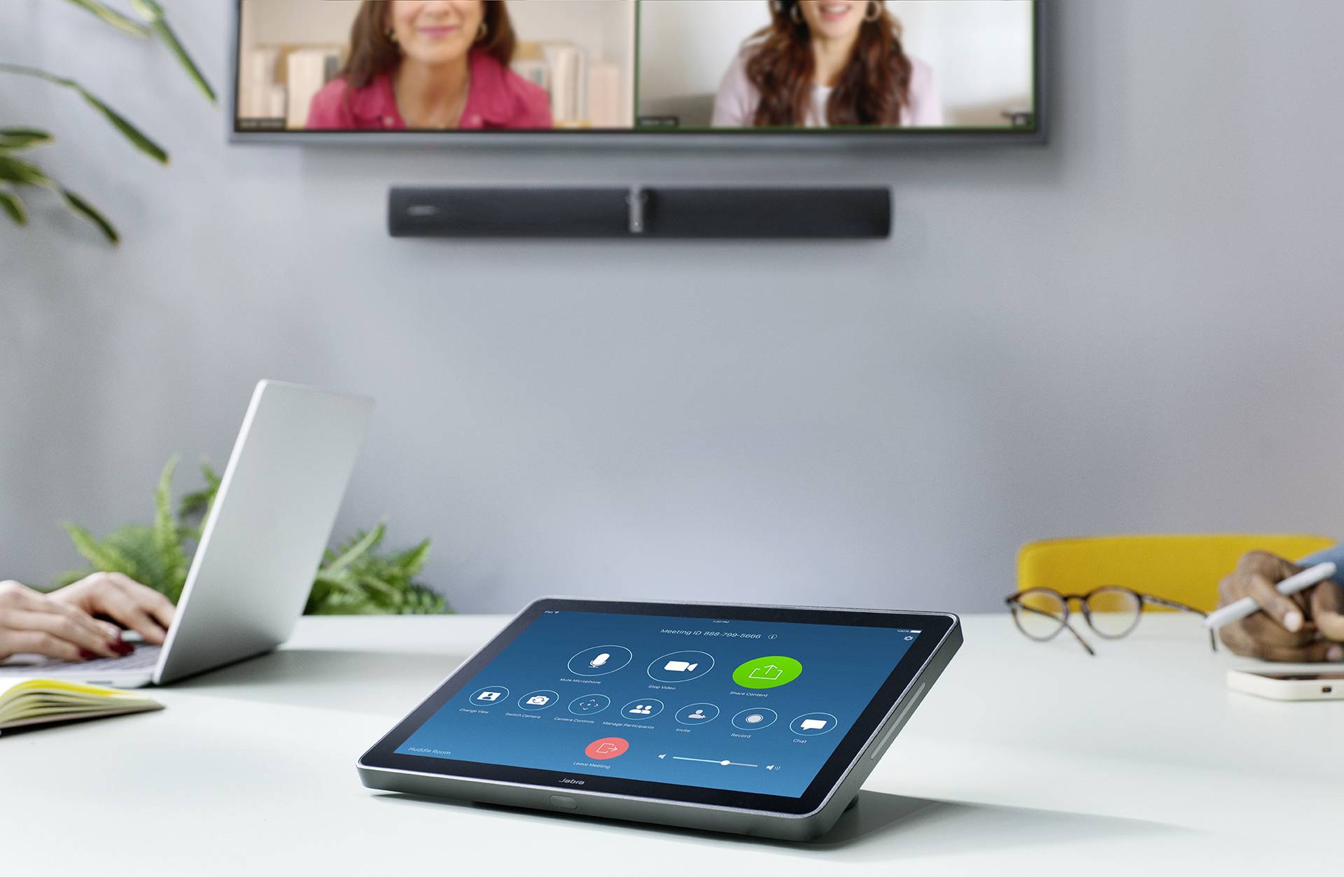 Jabra PanaCast 50 Video Bar System ZR Konferenzsystem HDMI®, USB-A, USB-C®, RJ45, WLAN, Bluetooth® Schwarz