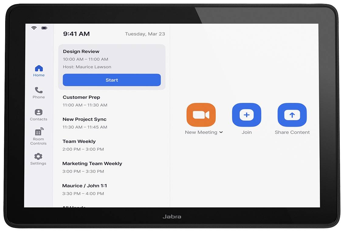 Jabra PanaCast 50 Video Bar System ZR Konferenzsystem HDMI®, USB-A, USB-C®, RJ45, WLAN, Bluetooth® Schwarz