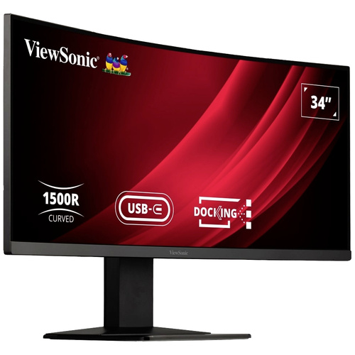 Viewsonic VG3419C LED-Monitor EEK G (A - G) 86.4cm (34 Zoll) 3440 x 1440 Pixel 16:9 3.5 ms HDMI®, DisplayPort, Audio, stereo