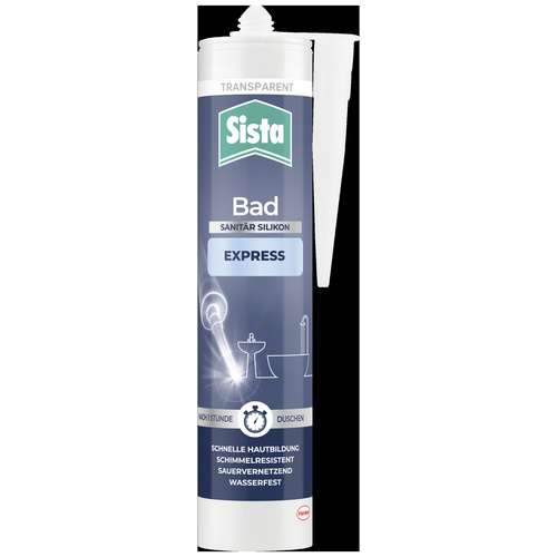 Sista Bad Express Silikon Herstellerfarbe Transparent SHBT3 280ml