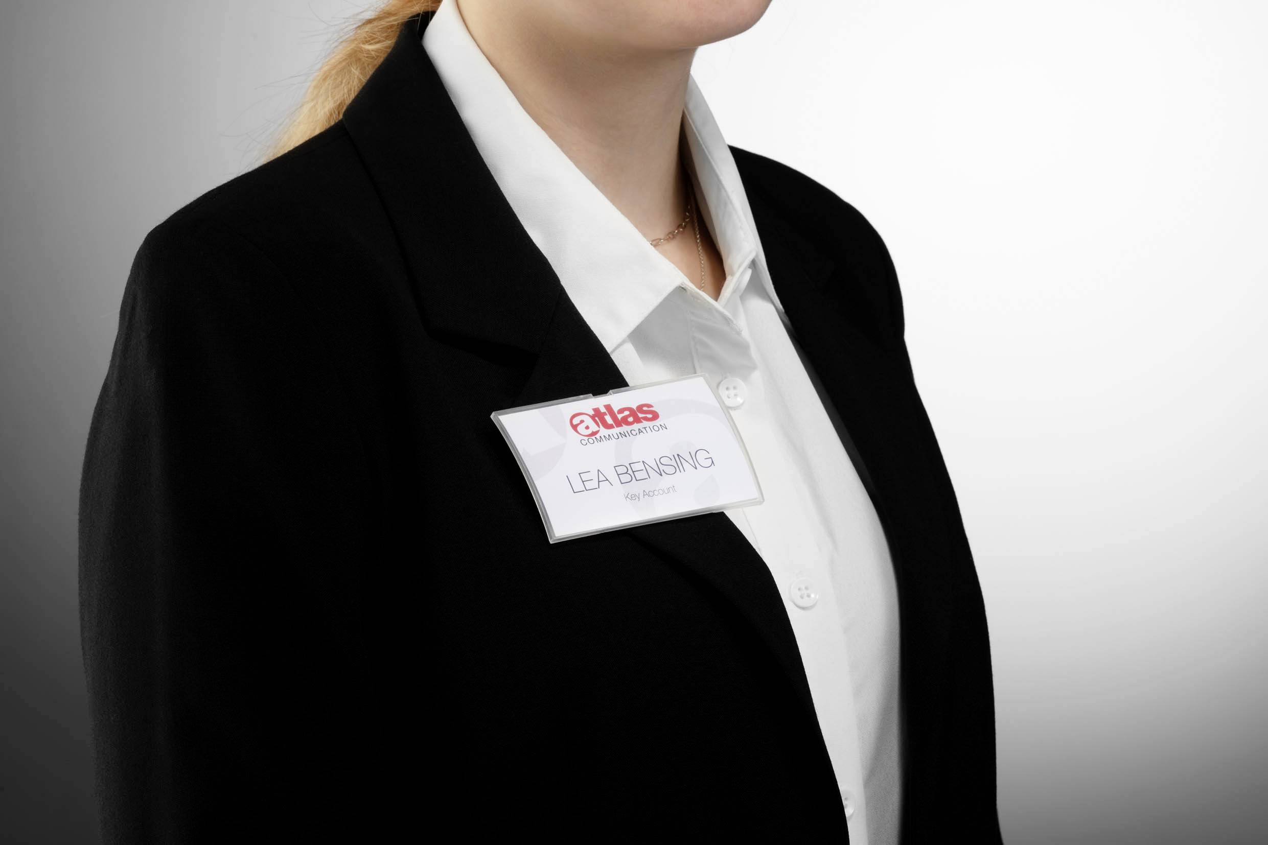 Durable 826019 Namensschild CLICK FOLD (B x H) 90mm x 54mm Magnet 10St.