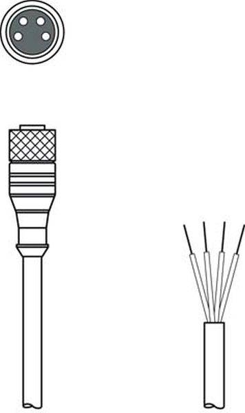 Leuze Electronic 50130853 Anschlussleitung 1St.