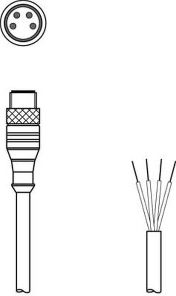 Leuze Electronic 50130835 Anschlussleitung 1St.