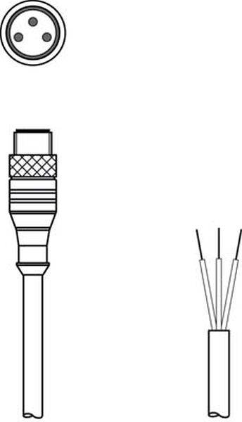 Leuze Electronic 50130831 Anschlussleitung 1St.