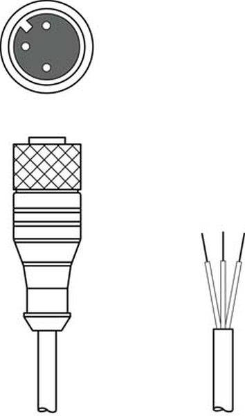 Leuze Electronic 50130643 Anschlussleitung 1St.