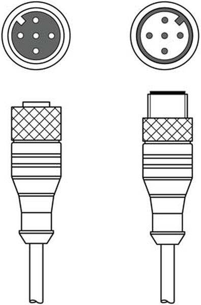 Leuze Electronic 50129781 Verbindungsleitung 1St.